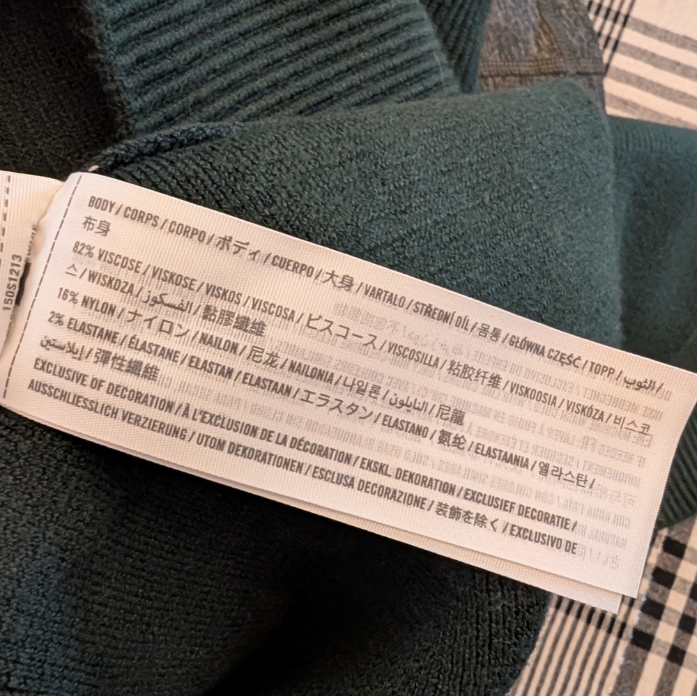 Abercrombie & Fitch Fitted Ribbed Sweater - Picture 5 of 5